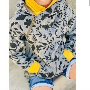 Ampersand way with words girl's size large hoodie new!